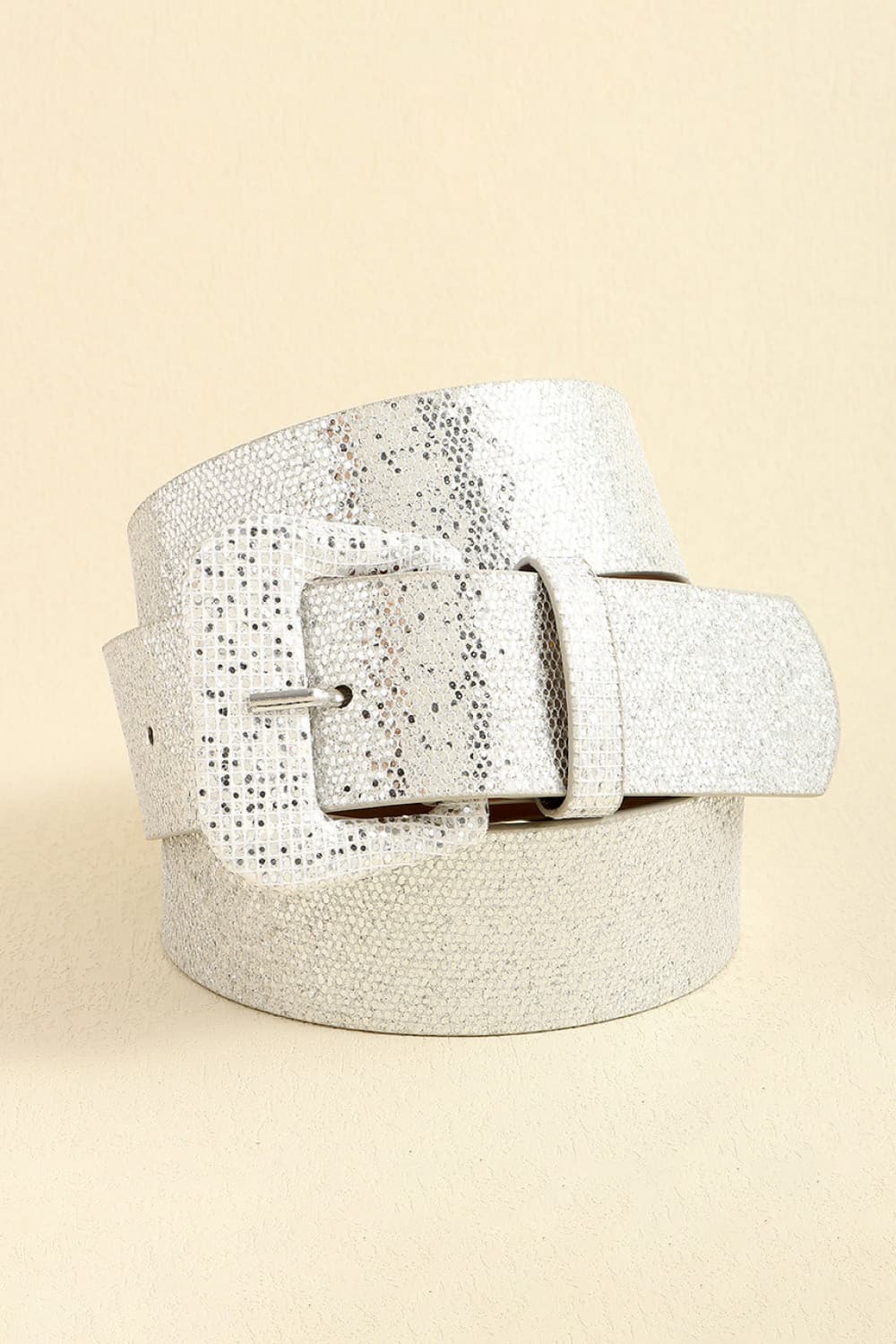 Glitter PU Leather Belt-Teresa&#39;s Fashionista LLC