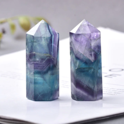 Natural Crystal Six-sided Single-pointed Column-Teresa&#39;s Fashionista LLC