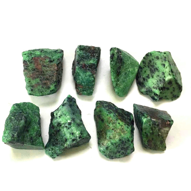 Crystal Rubble Red Green Treasure Primitive Stone About 3-5cm Mineral Specimen-Teresa&#39;s Fashionista LLC