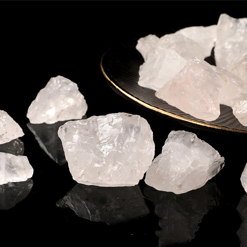 Natural Smoke White Crystal Rough Stone Aromatherapy Stone-Teresa&#39;s Fashionista LLC