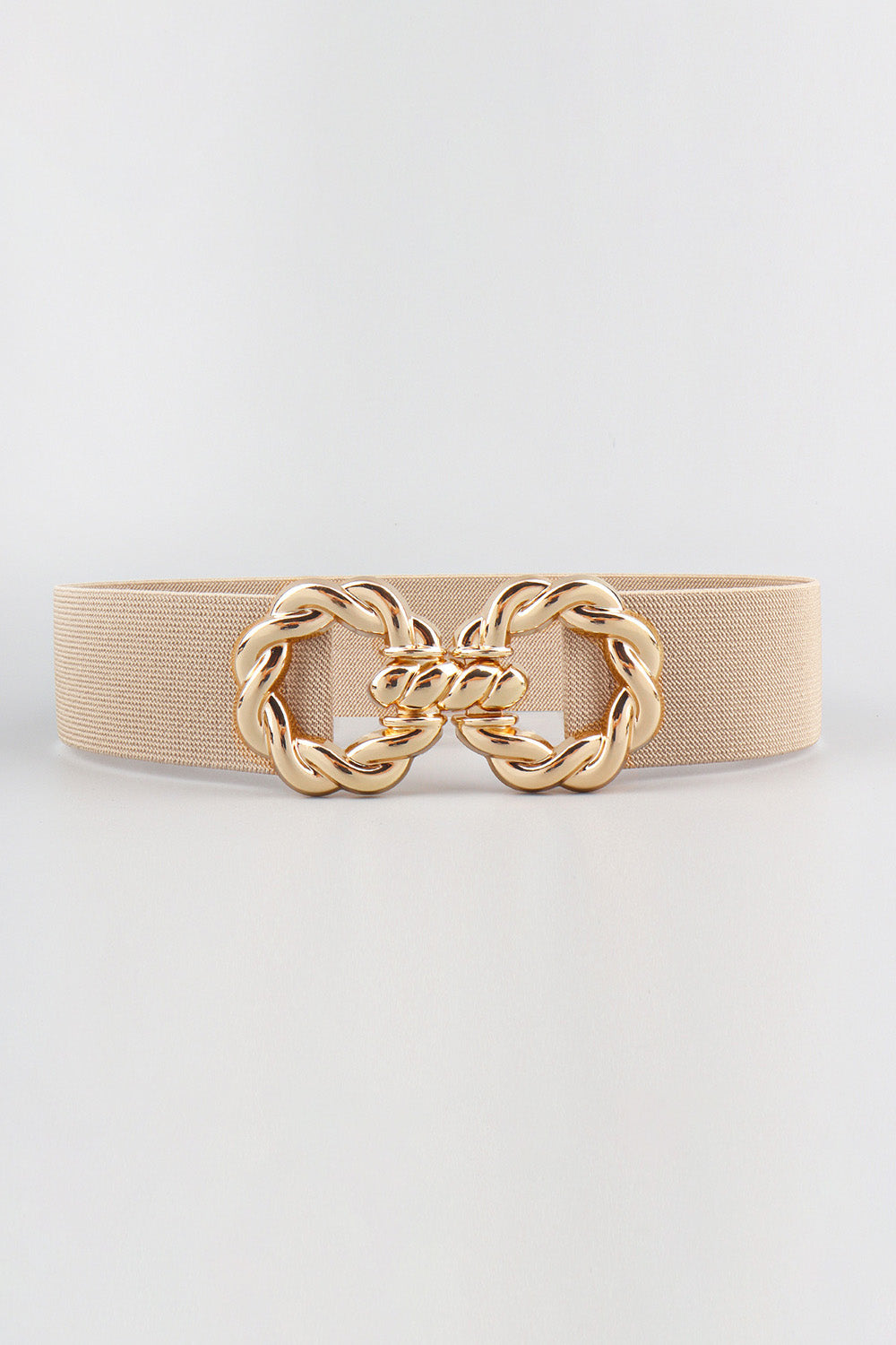 Zinc Alloy Buckle Elastic Belt-Teresa&#39;s Fashionista LLC