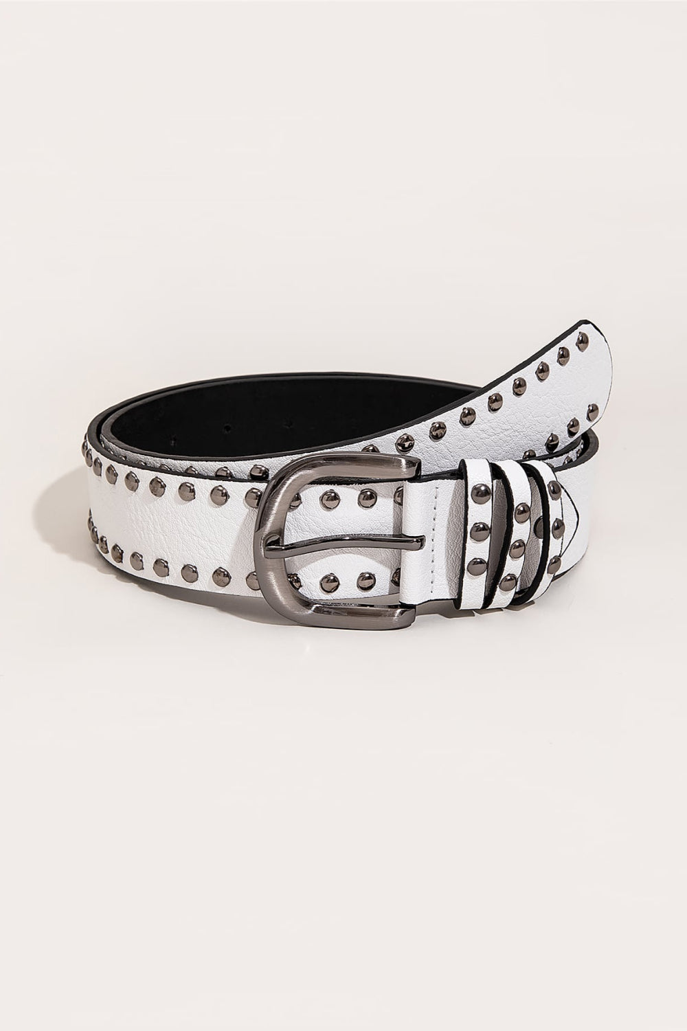 PU Leather Studded Belt-Teresa&#39;s Fashionista LLC