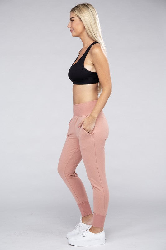 Comfy Stretch Lounge Sweat Pants-Teresa&#39;s Fashionista LLC