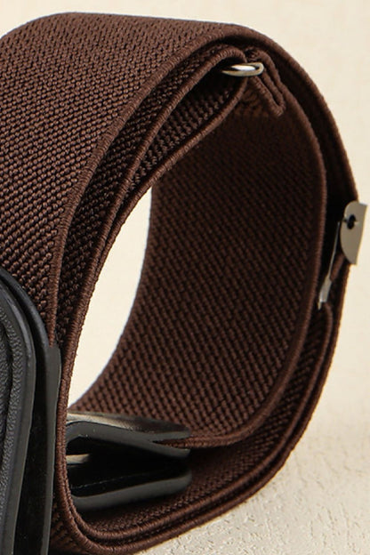 PU Elastic Snap Closure Belt-Teresa&#39;s Fashionista LLC