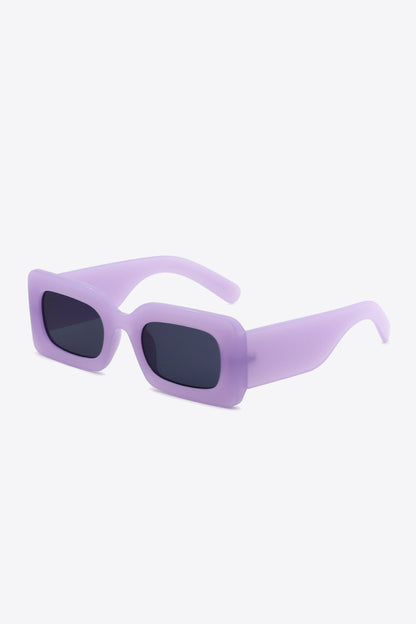 Polycarbonate Frame Rectangle Sunglasses-Teresa&#39;s Fashionista LLC