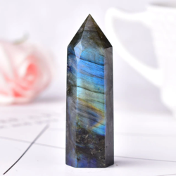 Natural Crystal Six-sided Single-pointed Column-Teresa&#39;s Fashionista LLC