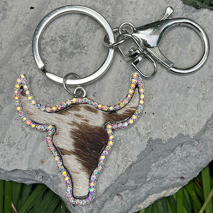 Bull Shape Key Chain-Teresa&#39;s Fashionista LLC