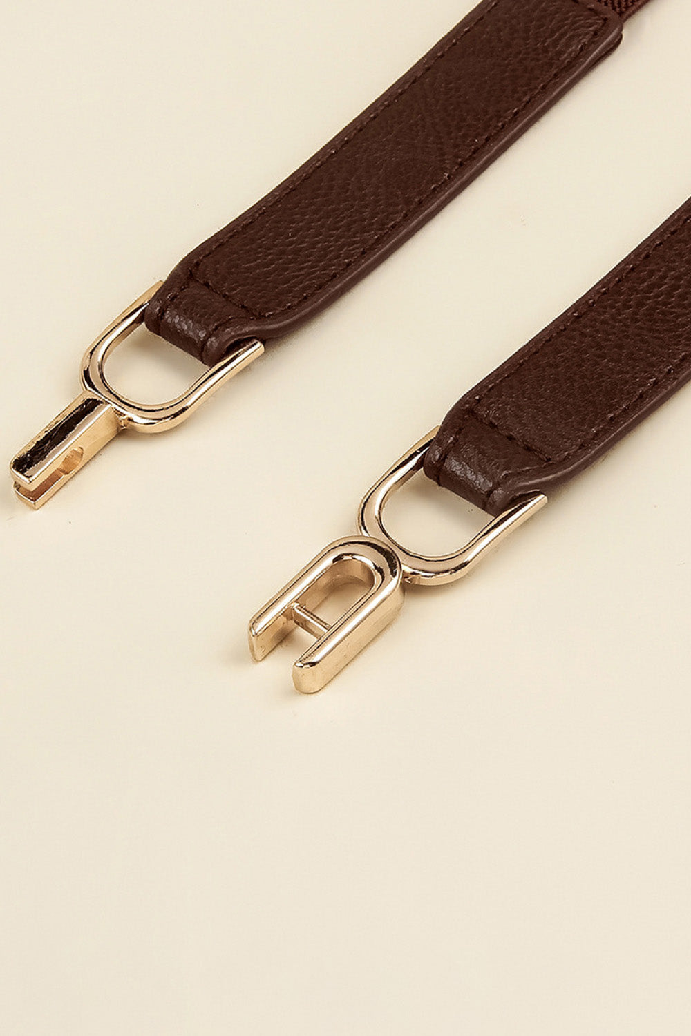 Alloy Buckle Elastic Belt-Teresa&#39;s Fashionista LLC