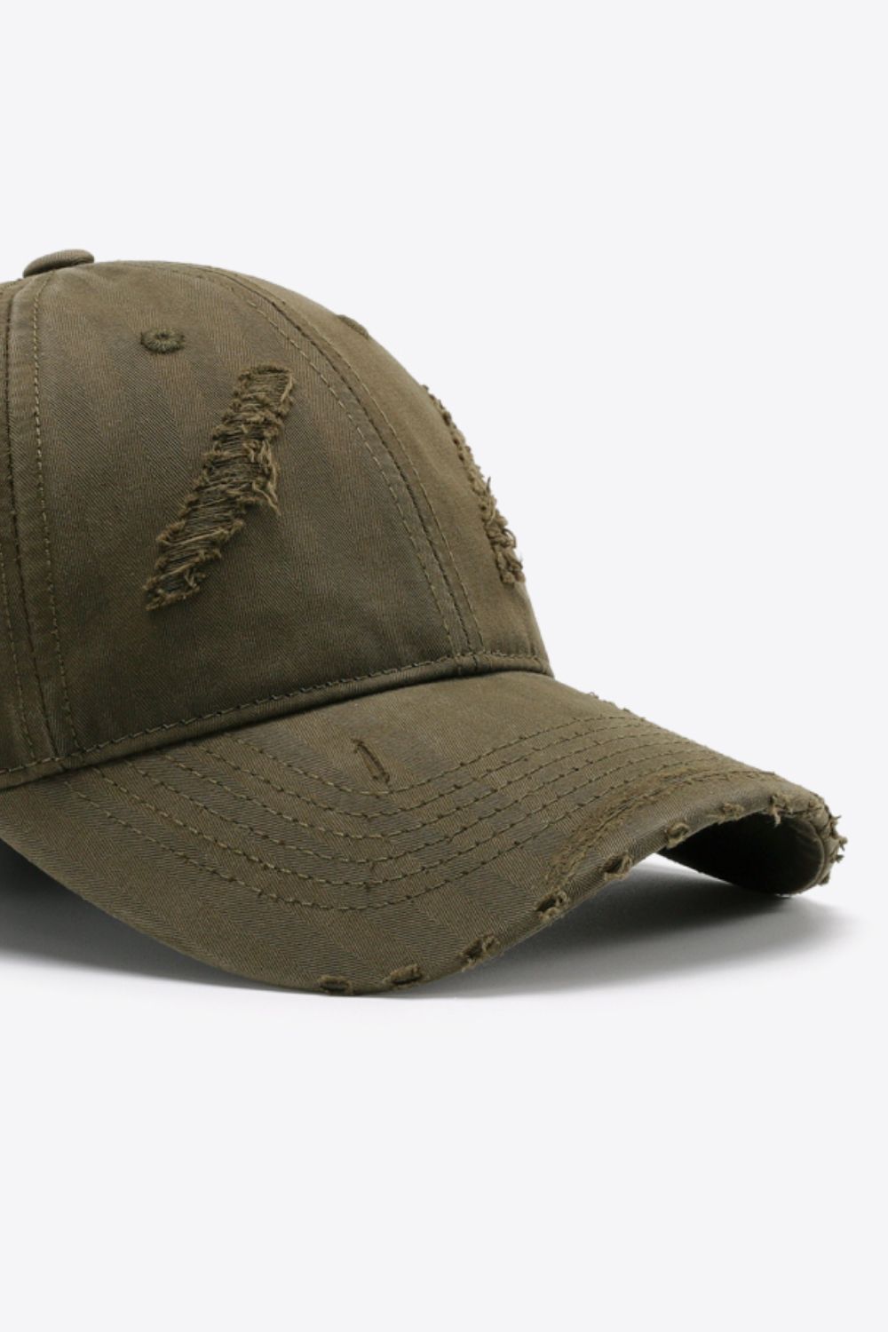 Distressed Adjustable Baseball Cap-Teresa&#39;s Fashionista LLC