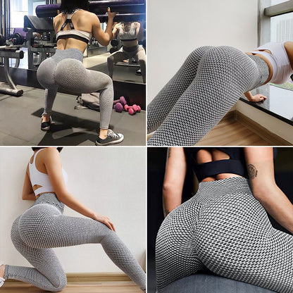 TIK Tok Leggings Women Butt Lifting Workout Tights Plus Size Sports High Waist Yoga Pants-Teresa&#39;s Fashionista LLC