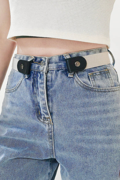 PU Elastic Snap Closure Belt-Teresa&#39;s Fashionista LLC