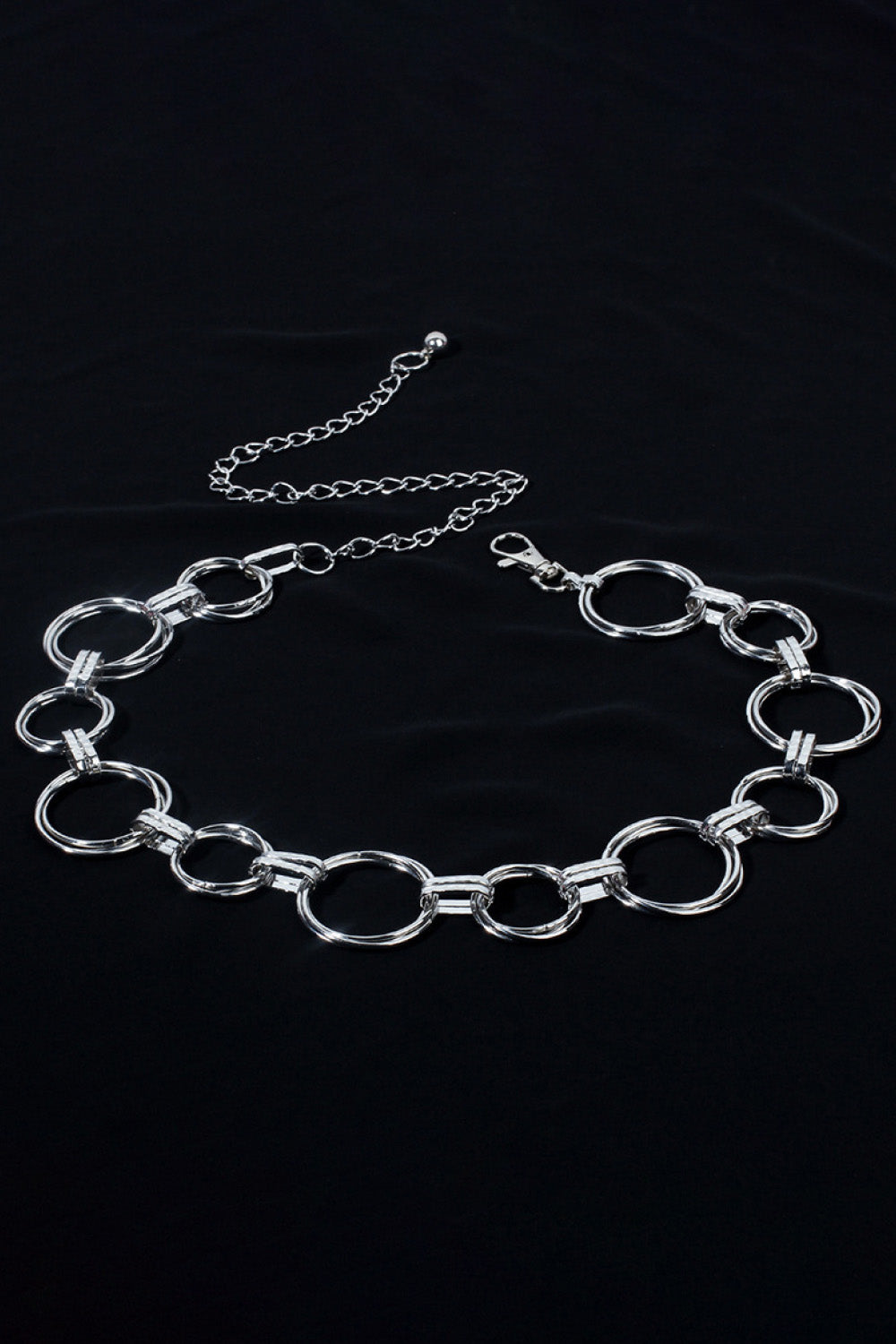 Alloy Chain Circle Shape Belt-Teresa&#39;s Fashionista LLC