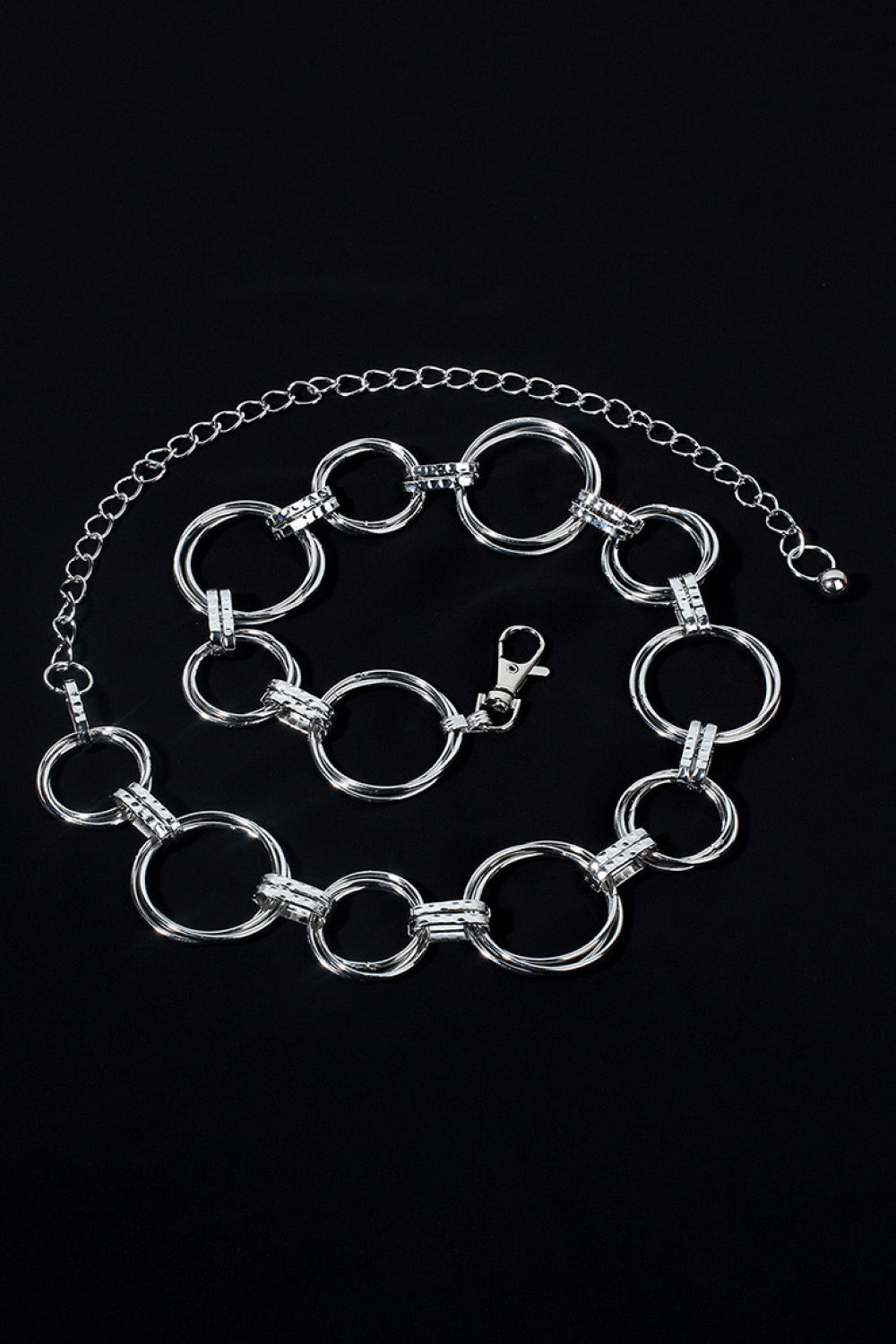 Alloy Chain Circle Shape Belt-Teresa&#39;s Fashionista LLC