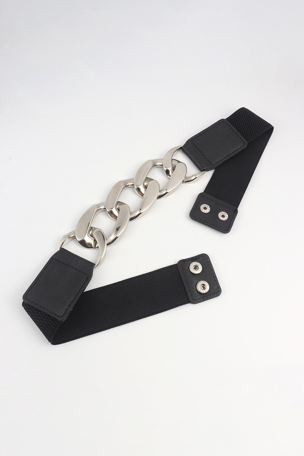 Chain Detail Elastic Belt-Teresa&#39;s Fashionista LLC