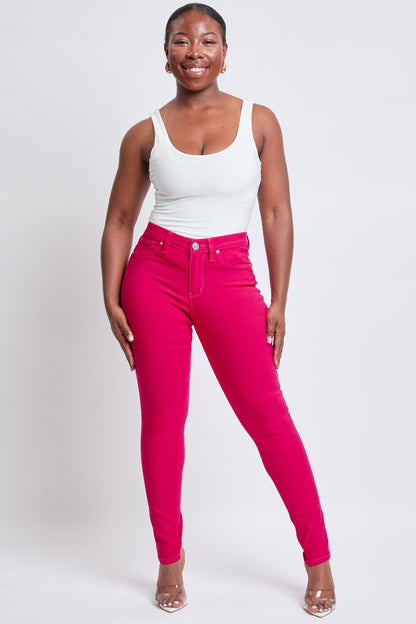 YMI Jeanswear Hyperstretch Mid-Rise Skinny Jeans-Teresa&#39;s Fashionista LLC