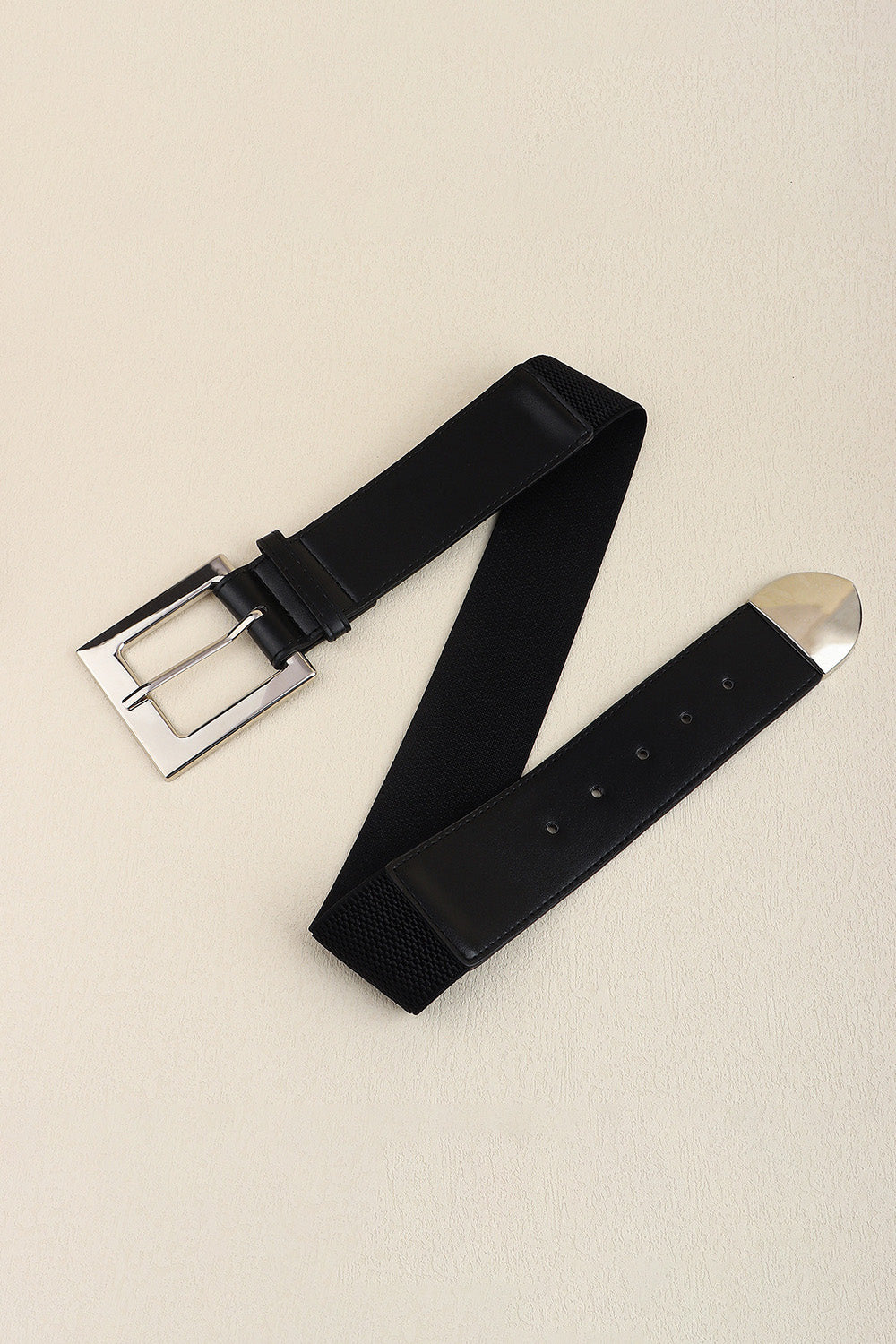 Zinc Alloy Buckle PU Leather Belt-Teresa&#39;s Fashionista LLC