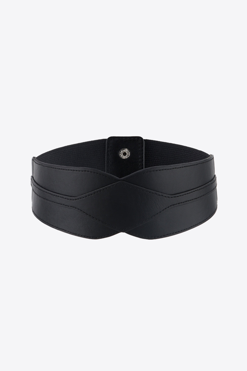 Elastic Wide PU Belt-Teresa&#39;s Fashionista LLC