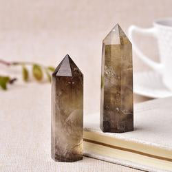 Natural Crystal Six-sided Single-pointed Column-Teresa&#39;s Fashionista LLC