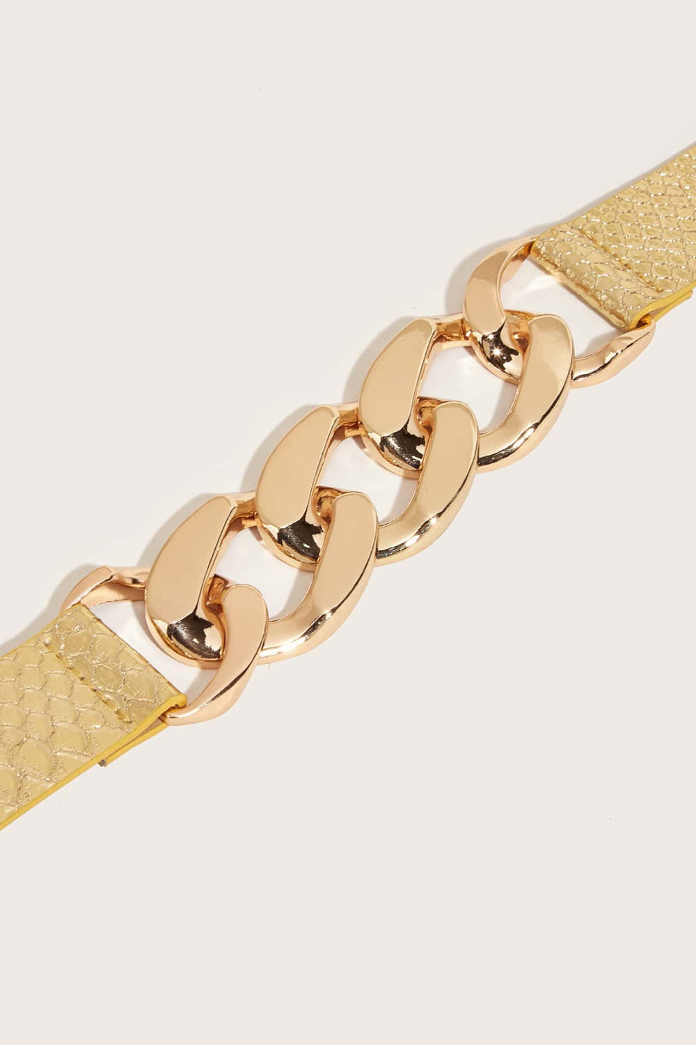 Chain Detail PU Belt-Teresa&#39;s Fashionista LLC