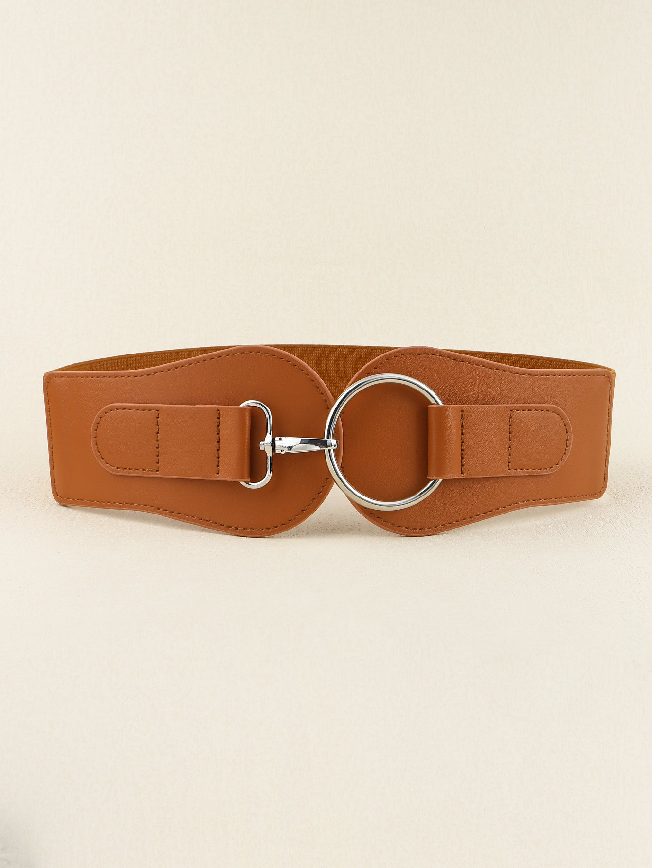 PU Elastic Wide Belt-Teresa&#39;s Fashionista LLC