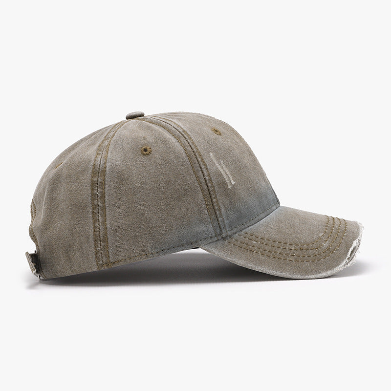 Distressed Washed Adjustable Baseball Cap-Teresa&#39;s Fashionista LLC