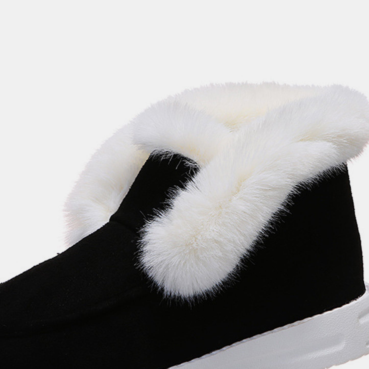 Furry Suede Snow Boots-Teresa&#39;s Fashionista LLC