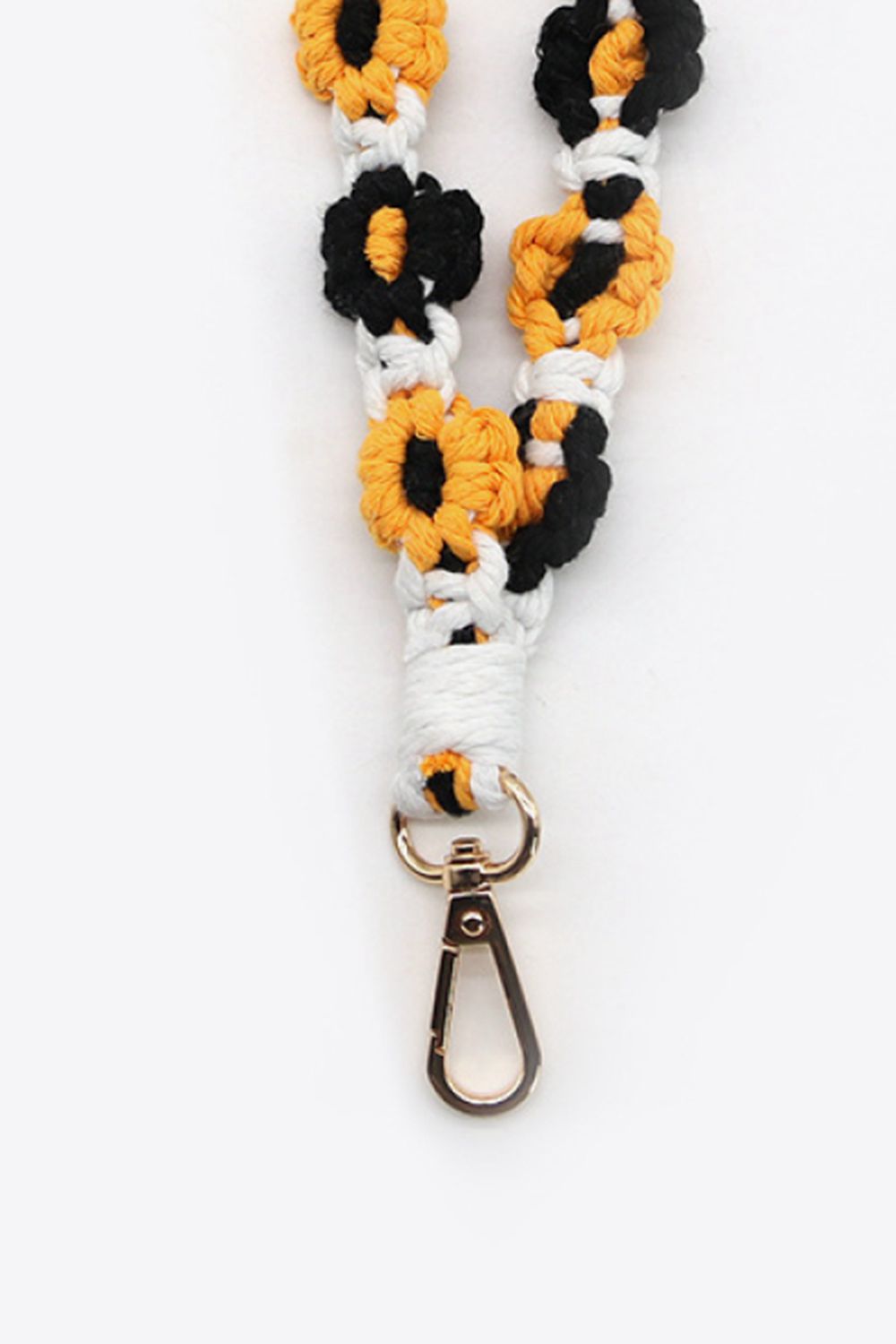 Assorted 4-Piece Macrame Flower Keychain-Teresa&#39;s Fashionista LLC