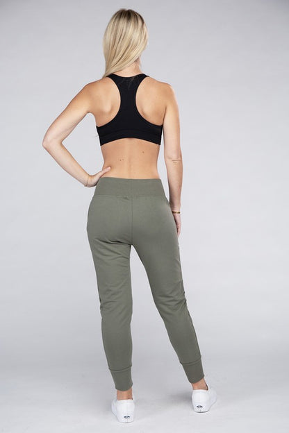 Comfy Stretch Lounge Sweat Pants-Teresa&#39;s Fashionista LLC