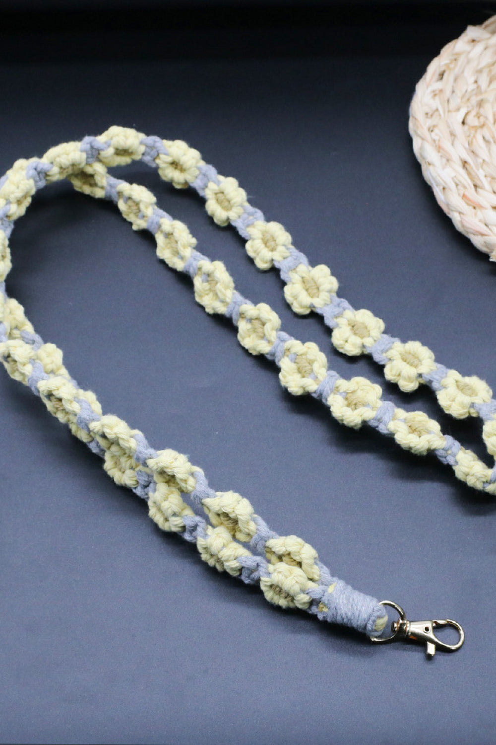 Flower Macrame Phone Lanyard-Teresa&#39;s Fashionista LLC