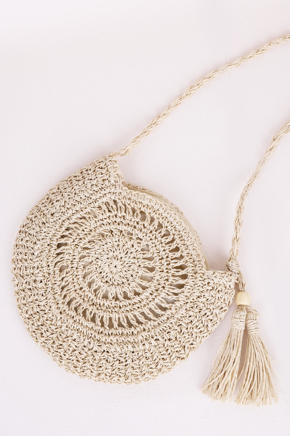 Tassel Straw Braided Strap Shoulder Bag-Teresa&#39;s Fashionista LLC