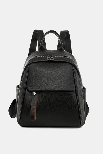 Medium PU Leather Backpack-Teresa&#39;s Fashionista LLC