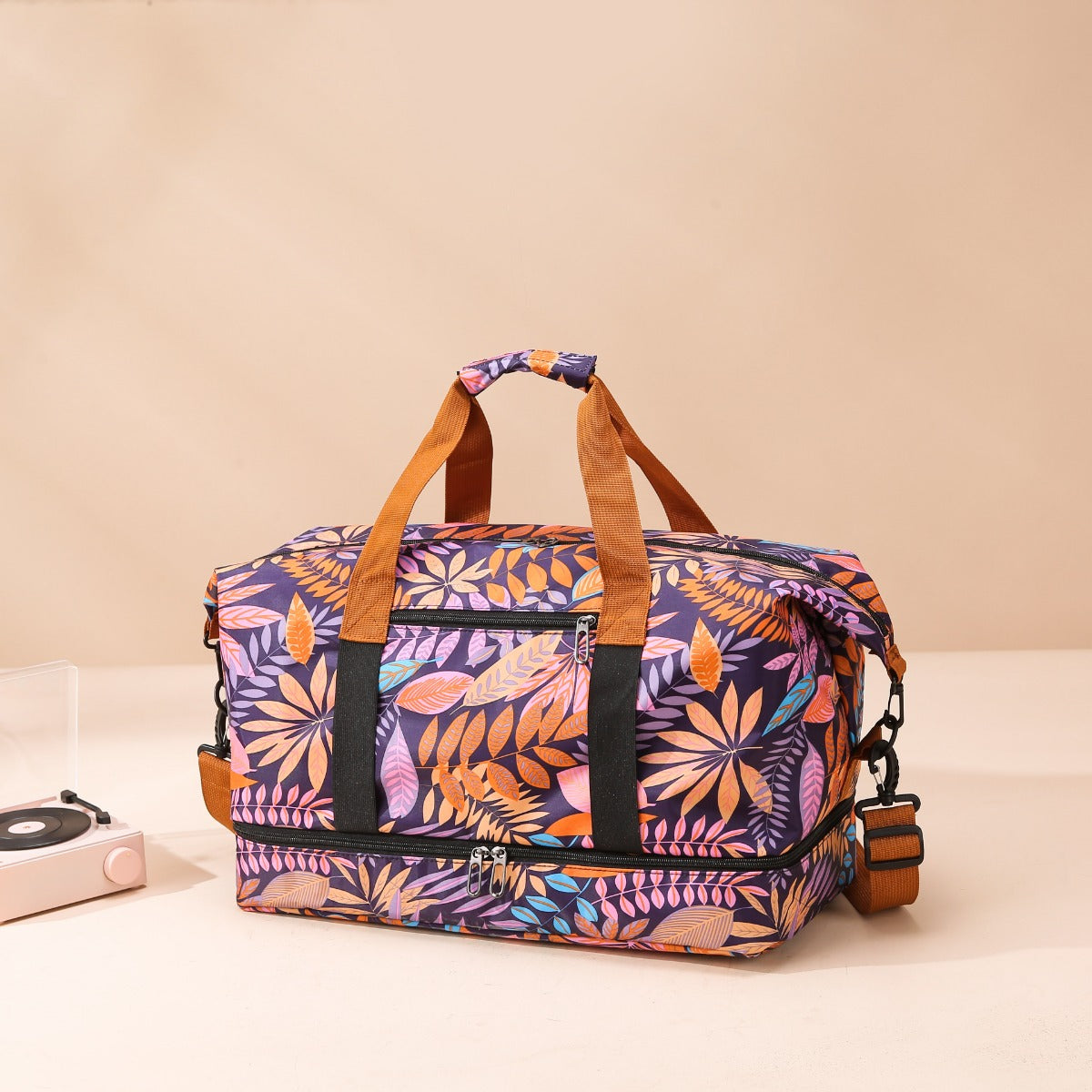 Canvas Printed Travel Bag-Teresa&#39;s Fashionista LLC