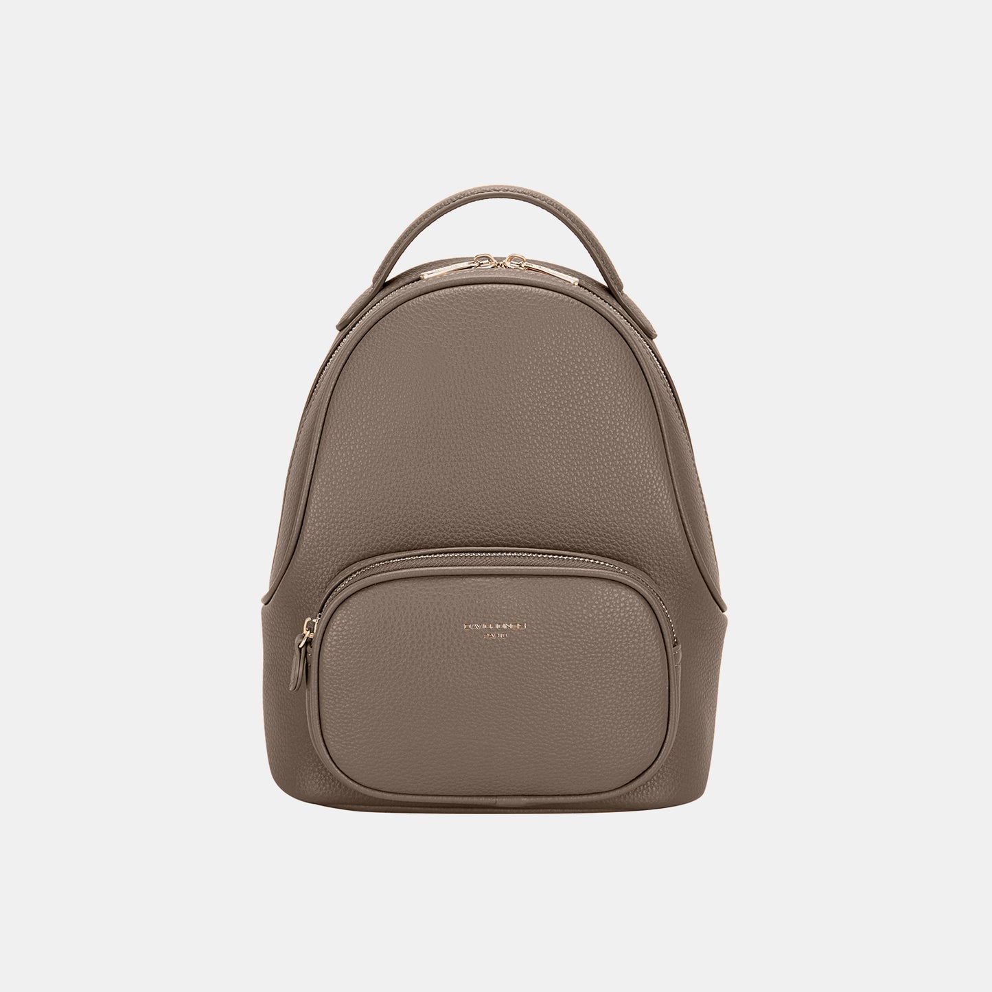 David Jones PU Leather Handle Backpack-Teresa&#39;s Fashionista LLC