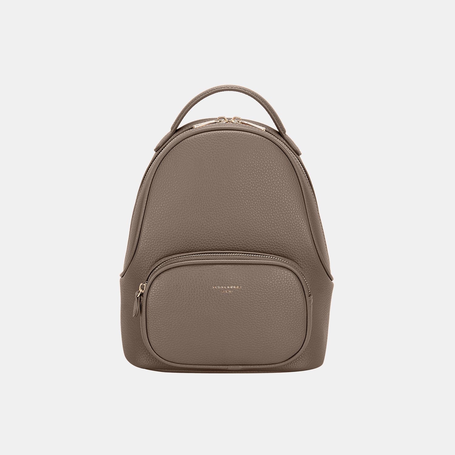 David Jones PU Leather Handle Backpack-Teresa&#39;s Fashionista LLC