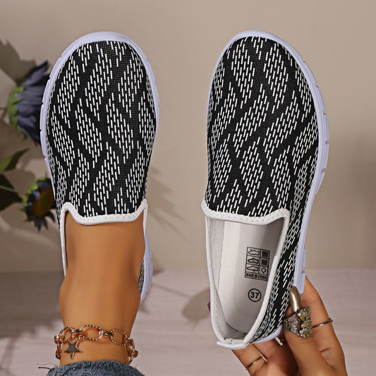 Round Toe Flat Slip-Ons-Teresa&#39;s Fashionista LLC