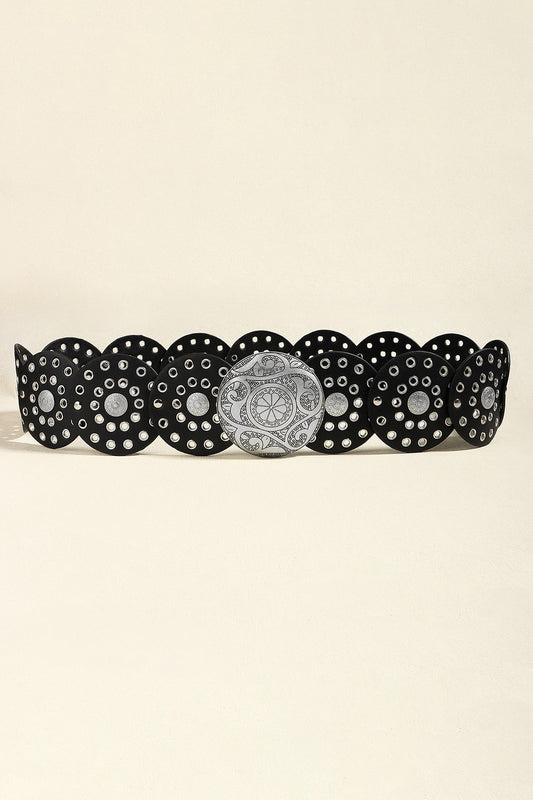 Vintage PU Leather Wide Belt-Teresa&#39;s Fashionista LLC