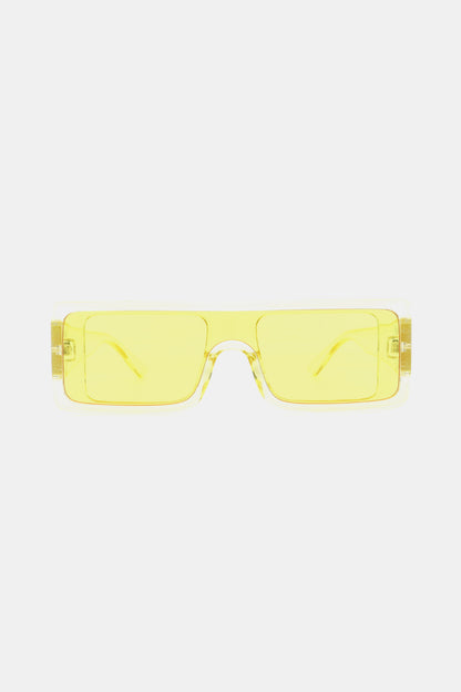 Polycarbonate Frame Rectangle Sunglasses-Teresa&#39;s Fashionista LLC