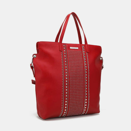 Nicole Lee USA Studded Large Tote Bag-Teresa&#39;s Fashionista LLC