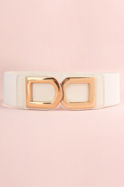 Double D Buckle PU Belt-Teresa&#39;s Fashionista LLC