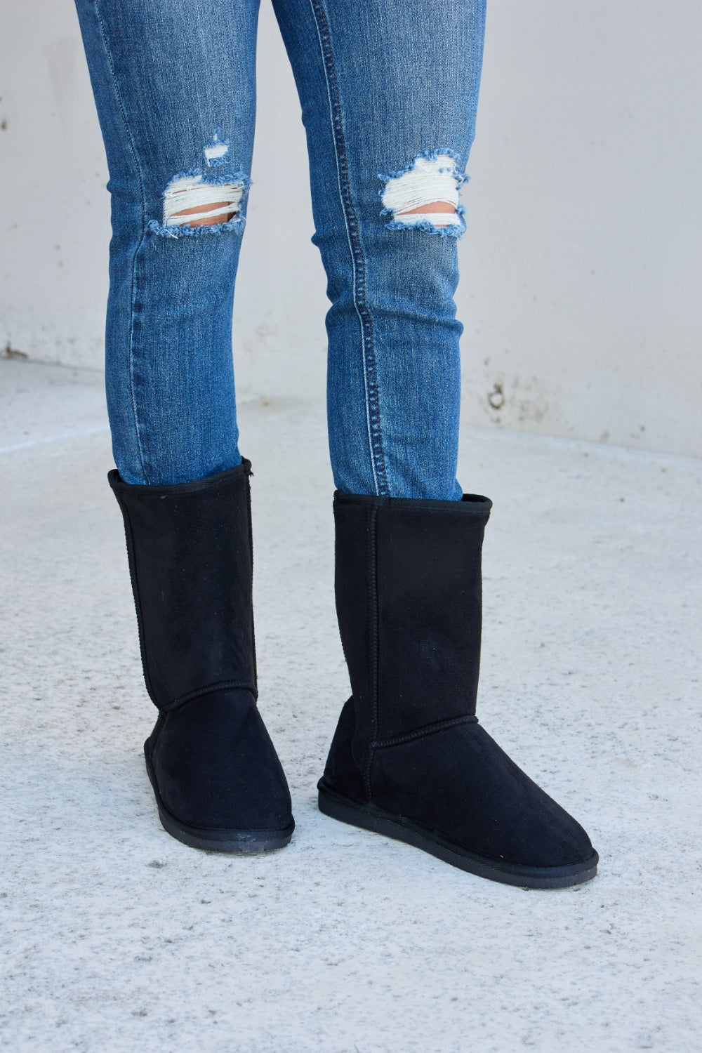 Forever Link Thermal Lined Flat Boots-Teresa&#39;s Fashionista LLC