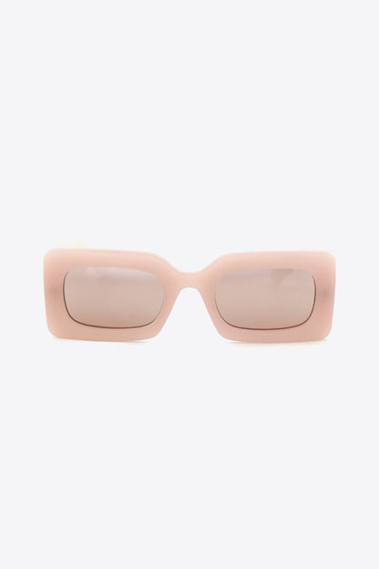 Polycarbonate Frame Rectangle Sunglasses-Teresa&#39;s Fashionista LLC