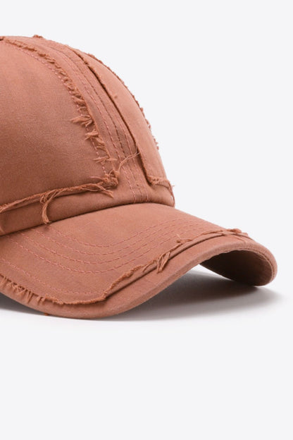 Distressed Adjustable Baseball Cap-Teresa&#39;s Fashionista LLC