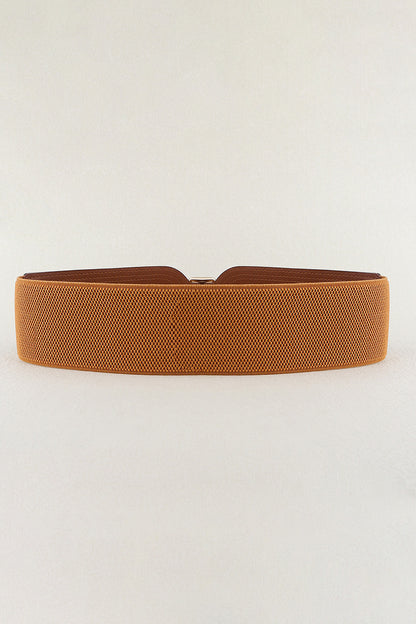 Elastic Wide PU Belt-Teresa&#39;s Fashionista LLC