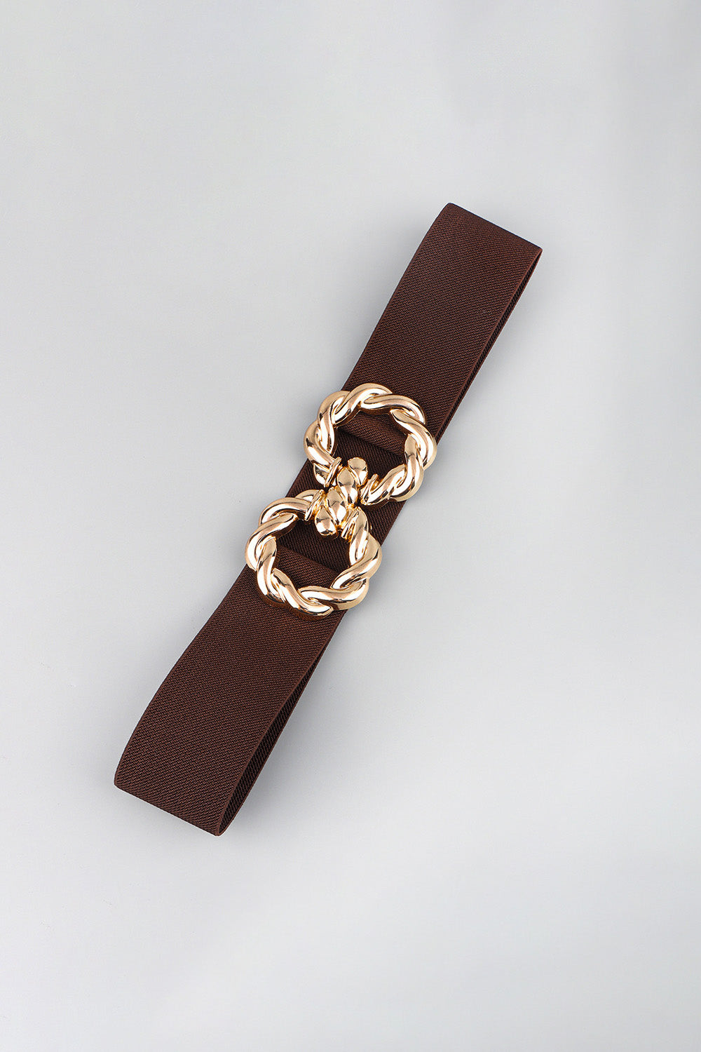 Zinc Alloy Buckle Elastic Belt-Teresa&#39;s Fashionista LLC