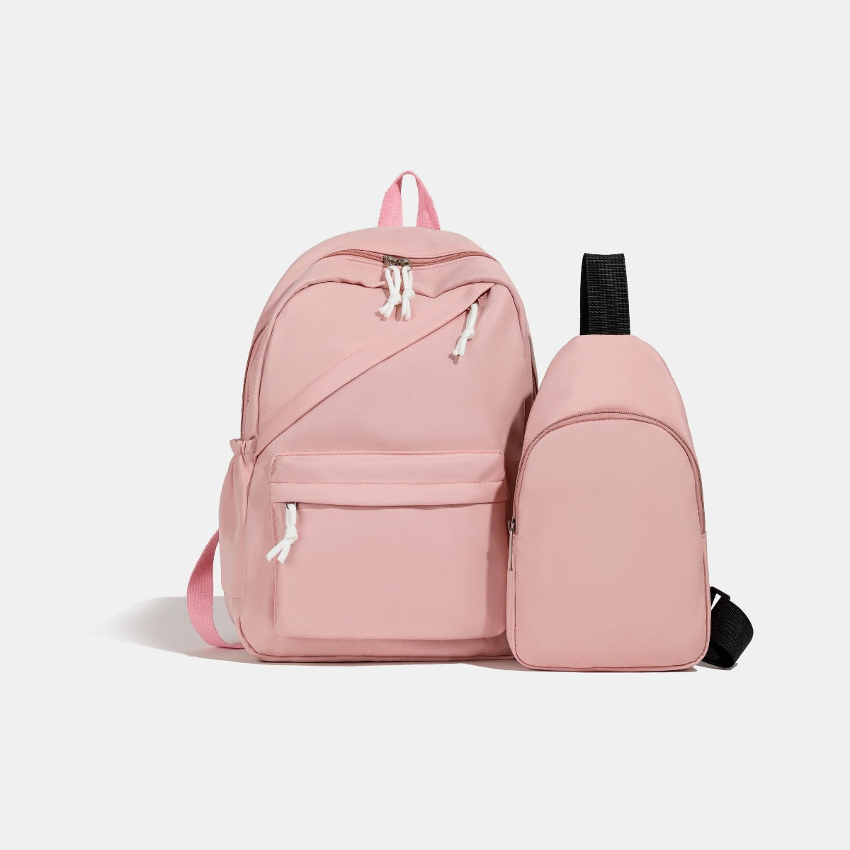 Cloth Backpack Bag and Sling Bag 2 Piece Set-Teresa&#39;s Fashionista LLC