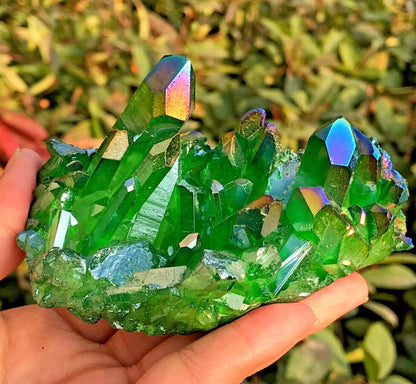 Crystal Energy Poly Prism Rough Stone Ornaments-Teresa&#39;s Fashionista LLC