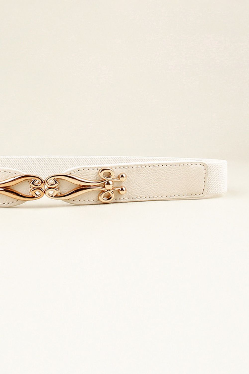 Alloy Buckle Elastic Belt-Teresa&#39;s Fashionista LLC