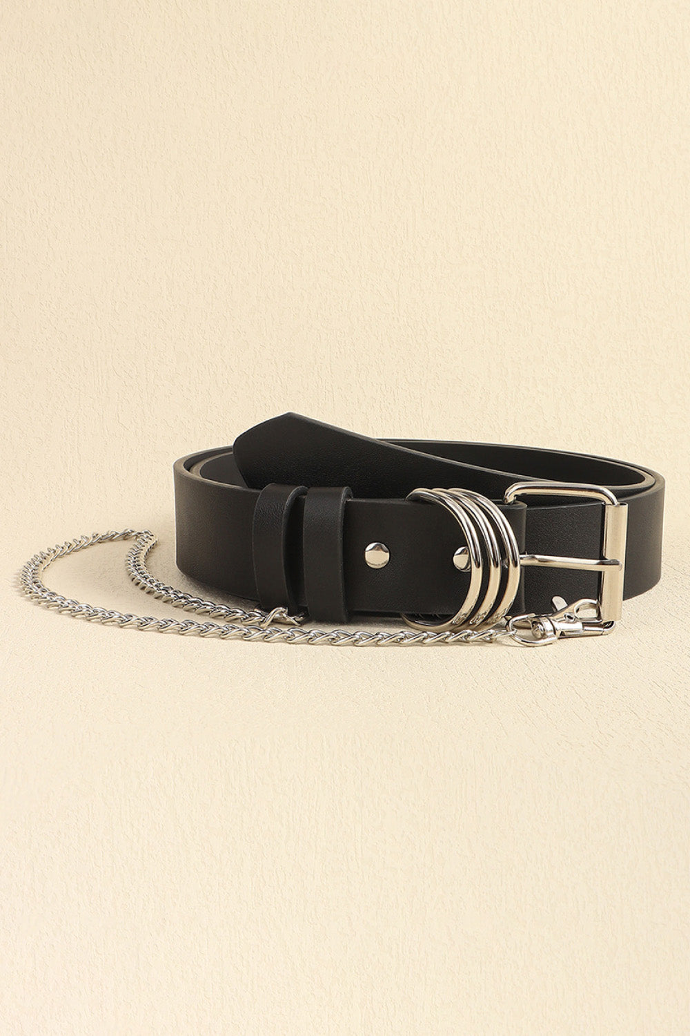 PU Leather Alloy Chain Belt-Teresa&#39;s Fashionista LLC