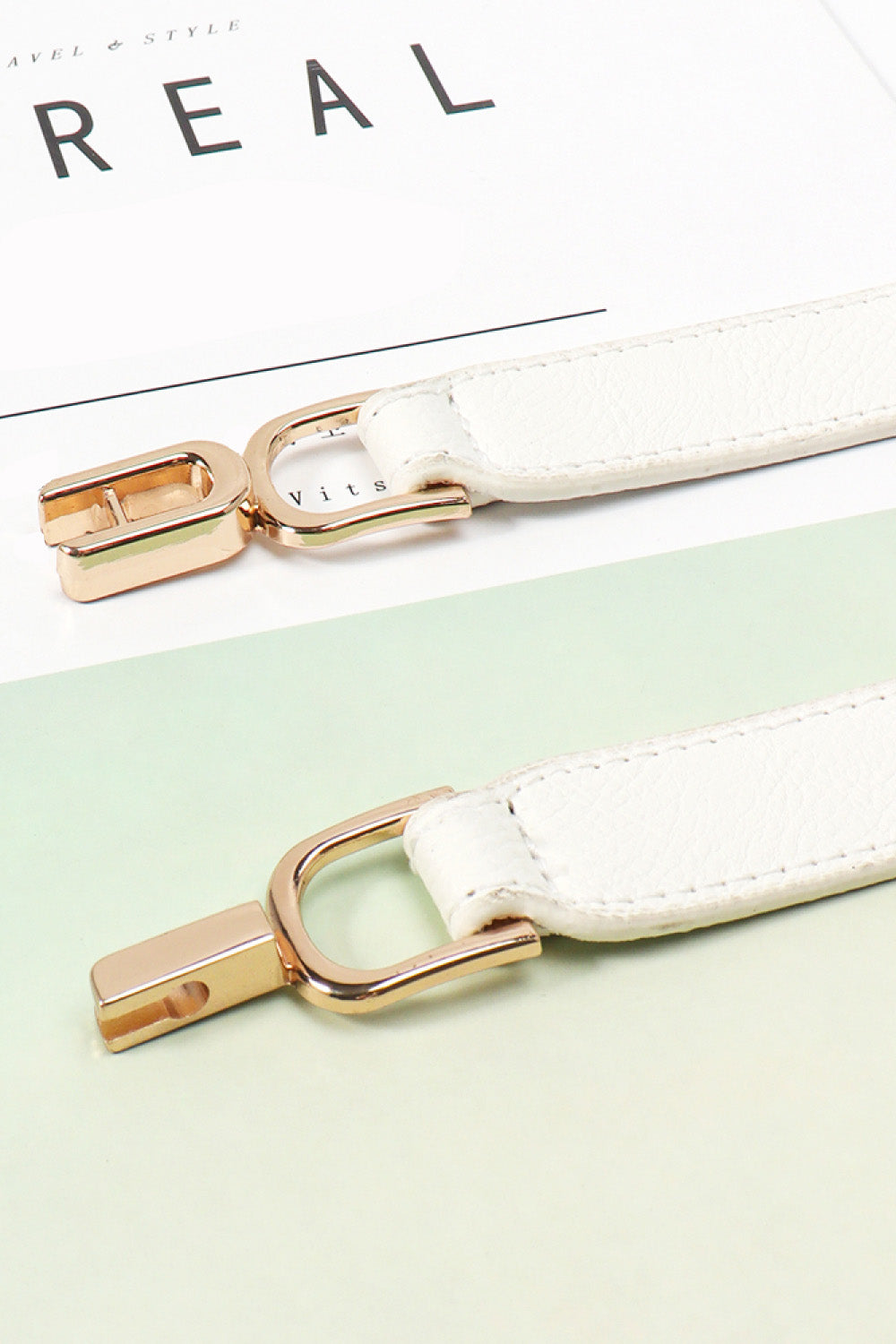 Alloy Buckle Elastic Belt-Teresa&#39;s Fashionista LLC