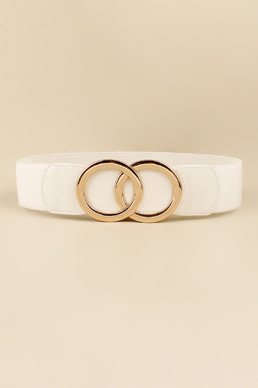 Zinc Alloy Buckle Elastic PU Belt-Teresa&#39;s Fashionista LLC